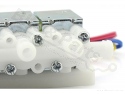 Water valve four-way 12VDC